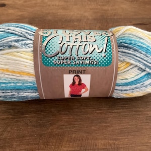 I love This Cotton Yarn