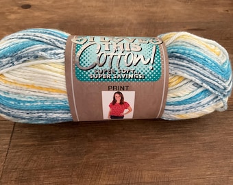 I Love This Cotton! Print Yarn (sunlit Seafoam) - Etsy