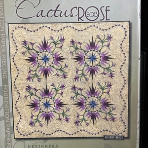 Cactus Rose/2013/Rare Find/ Judy Niemeyer/Quilt Pattern
