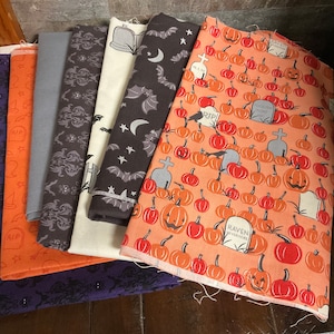 Spooky Hollow Fabric Scap Bag