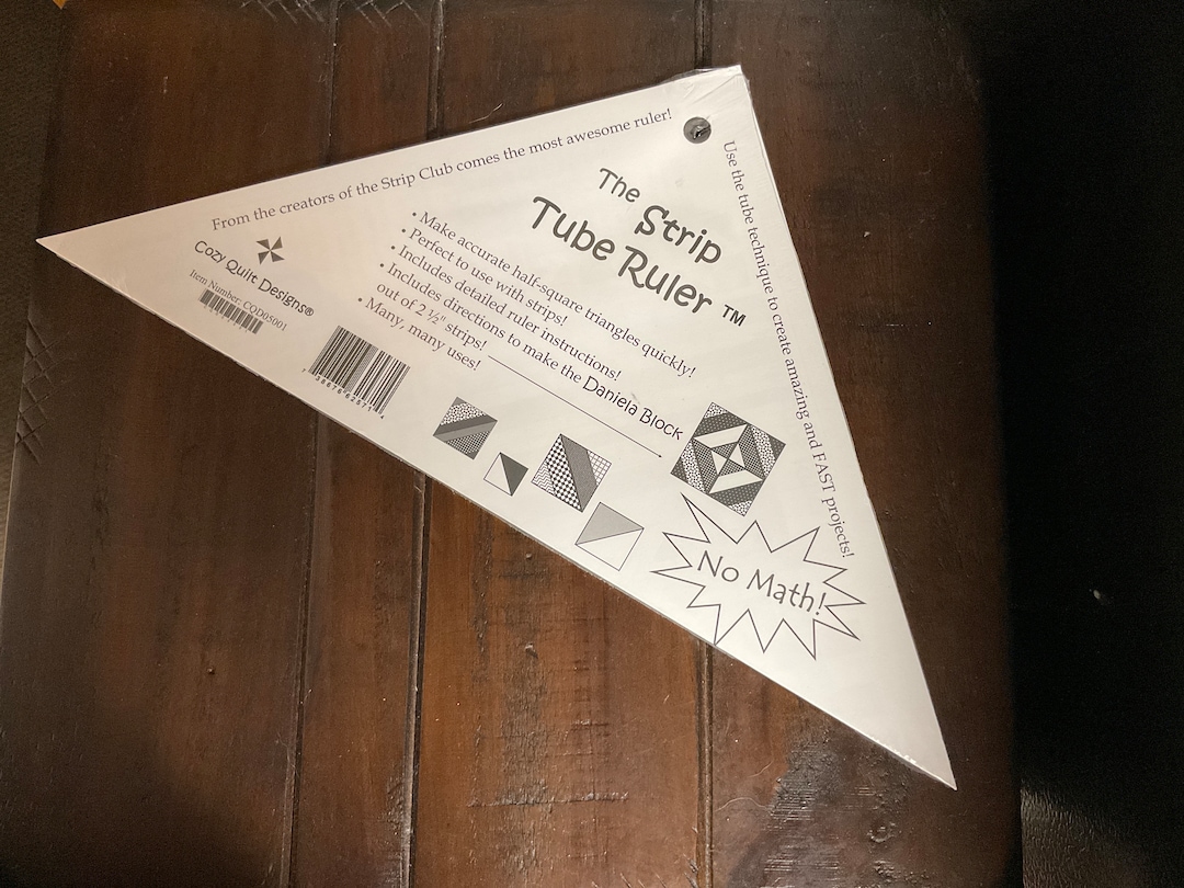 The Strip Tube Ruler by Cozy Quilt Designs/half Square Triangles Etsy