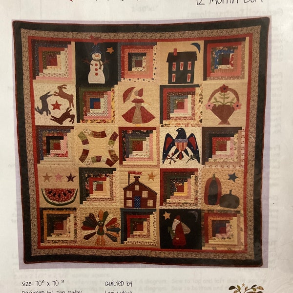 2024 Quilt Calendar With Patterns Etsy