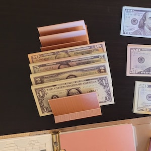 Personalized Cash Tray, Cash Stuffing Tray, Money Organizer