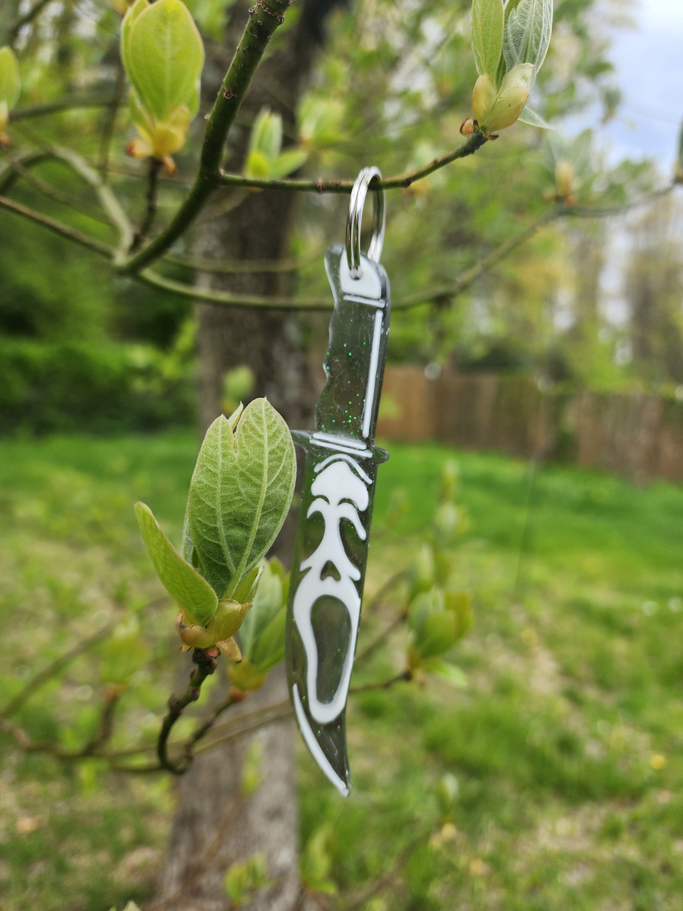 Scream Ghost Face Knife Keychain 2.0 Etsy
