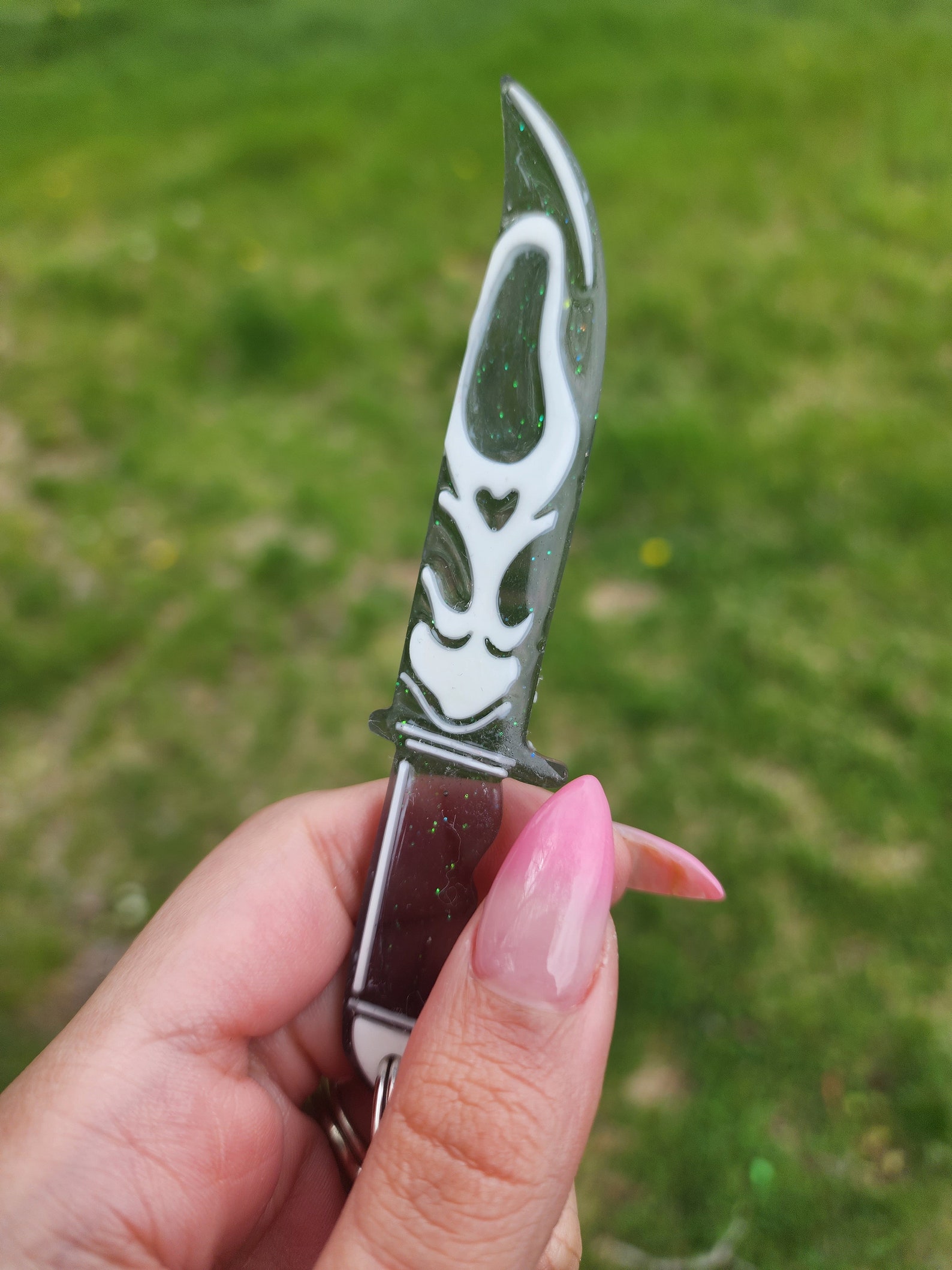 Scream Ghost Face Knife Keychain 2.0 Etsy