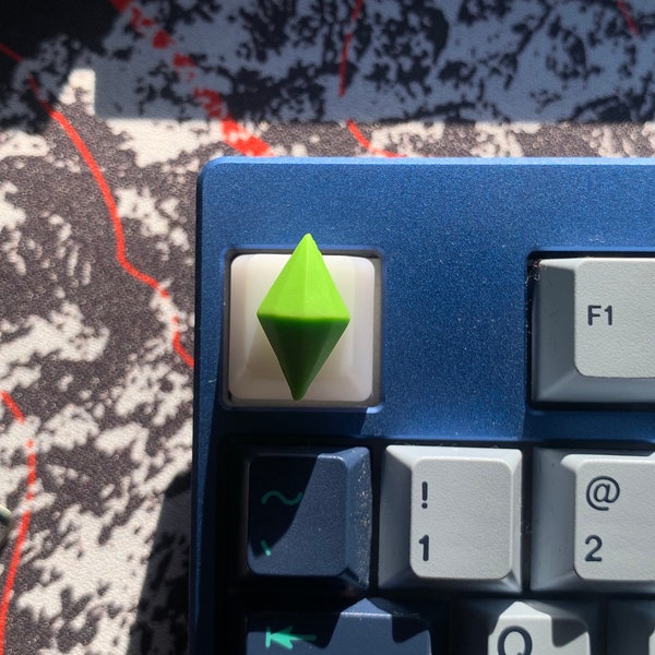 Cute/Kawaii Plumbob Sims Game Artisan Keycap