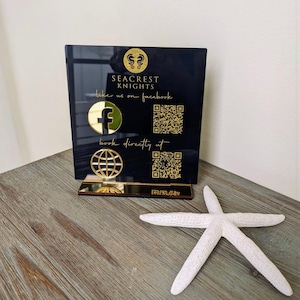 QR Code Sign Multi QR Codes Sign Vendor Sign Honeymoon Fund Wedding Payment Sign