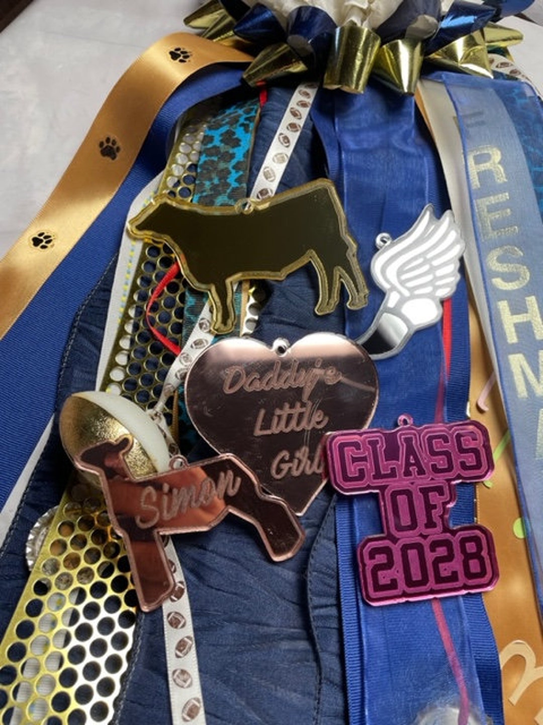 Mum Supplies Texas Supplies Personalized HOCO Mum