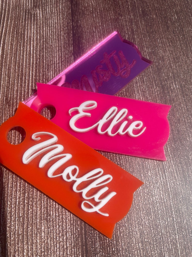 Stanley Name Plate Custom Tumbler Stanley Cup Name Topper Etsy