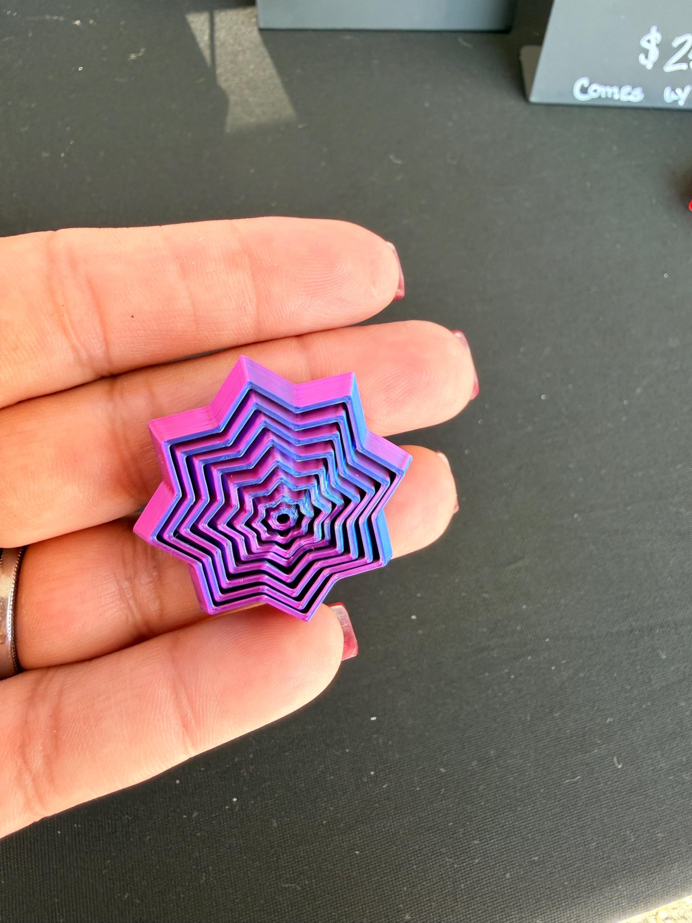 Small Fidgetlist Pocket Size Mini Fidget, Star Fidget Sized Perfect for Gifts Packs and ...