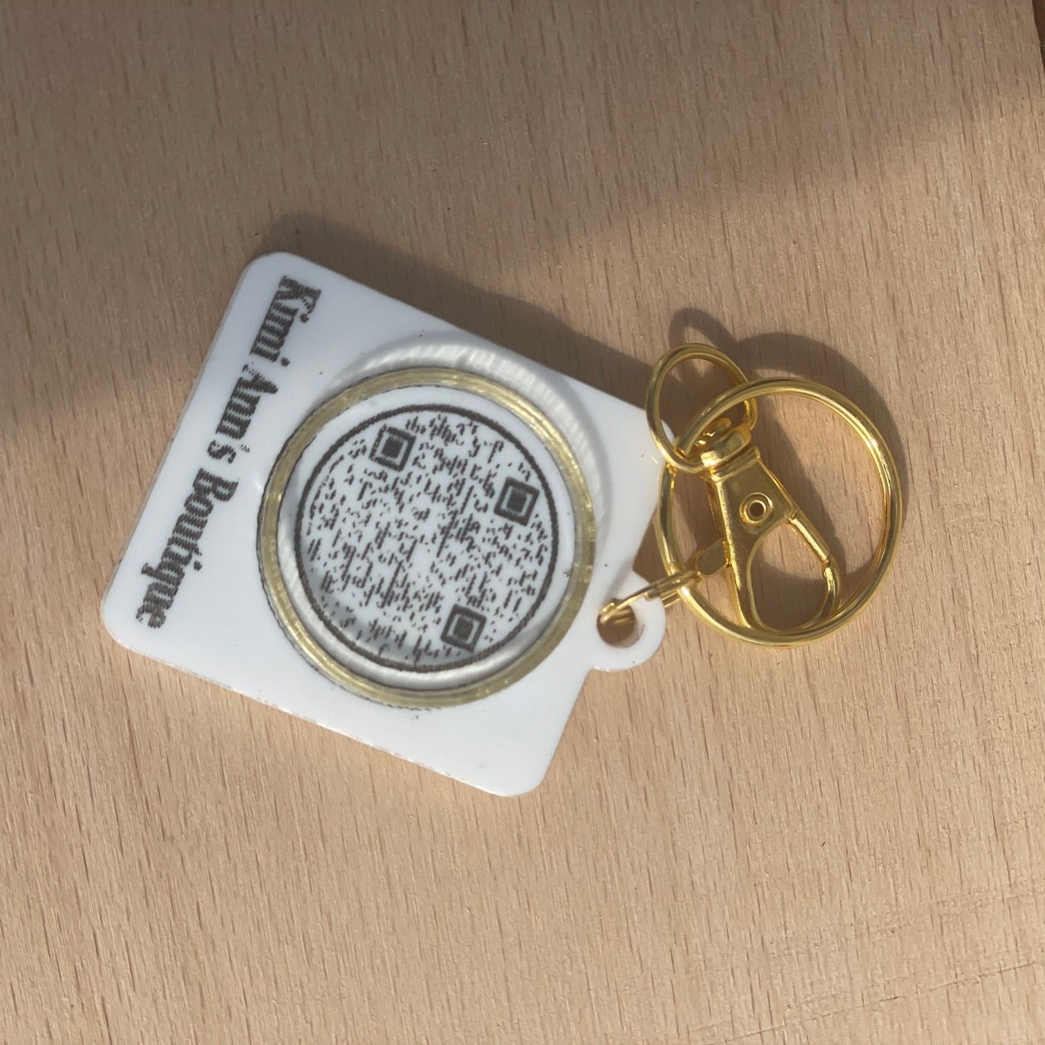 QR Code Keychain Google Review Keychain Payment Keychian QR Etsy