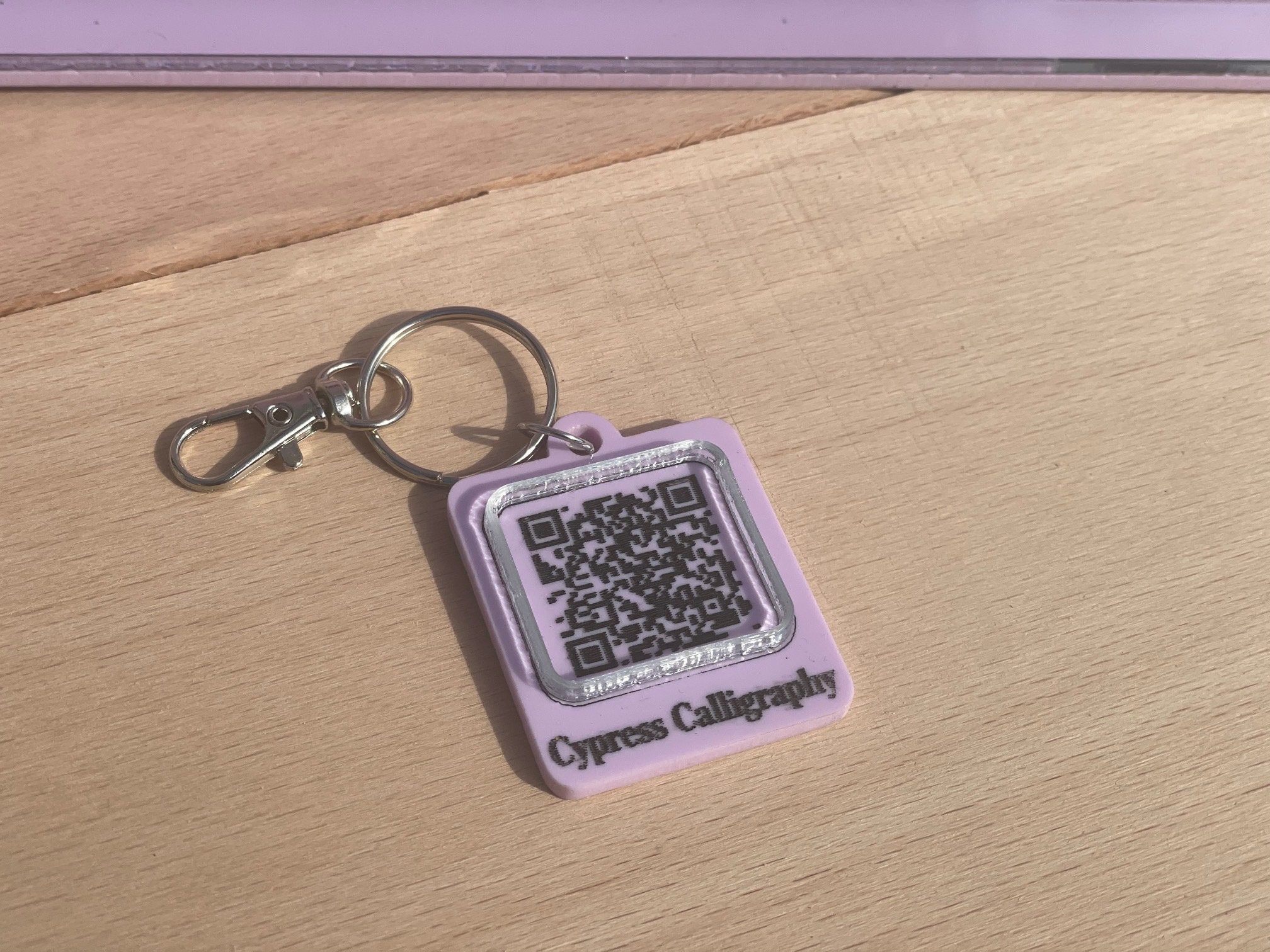 QR Code Keychain Google Review Keychain Payment Keychian QR Etsy