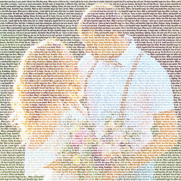 Custom First Dance Wedding Song Lyrics Portrait - Personalized Anniversary Gift for Wife and Husband,Unique Dance Decor ,Love Song Wall Art