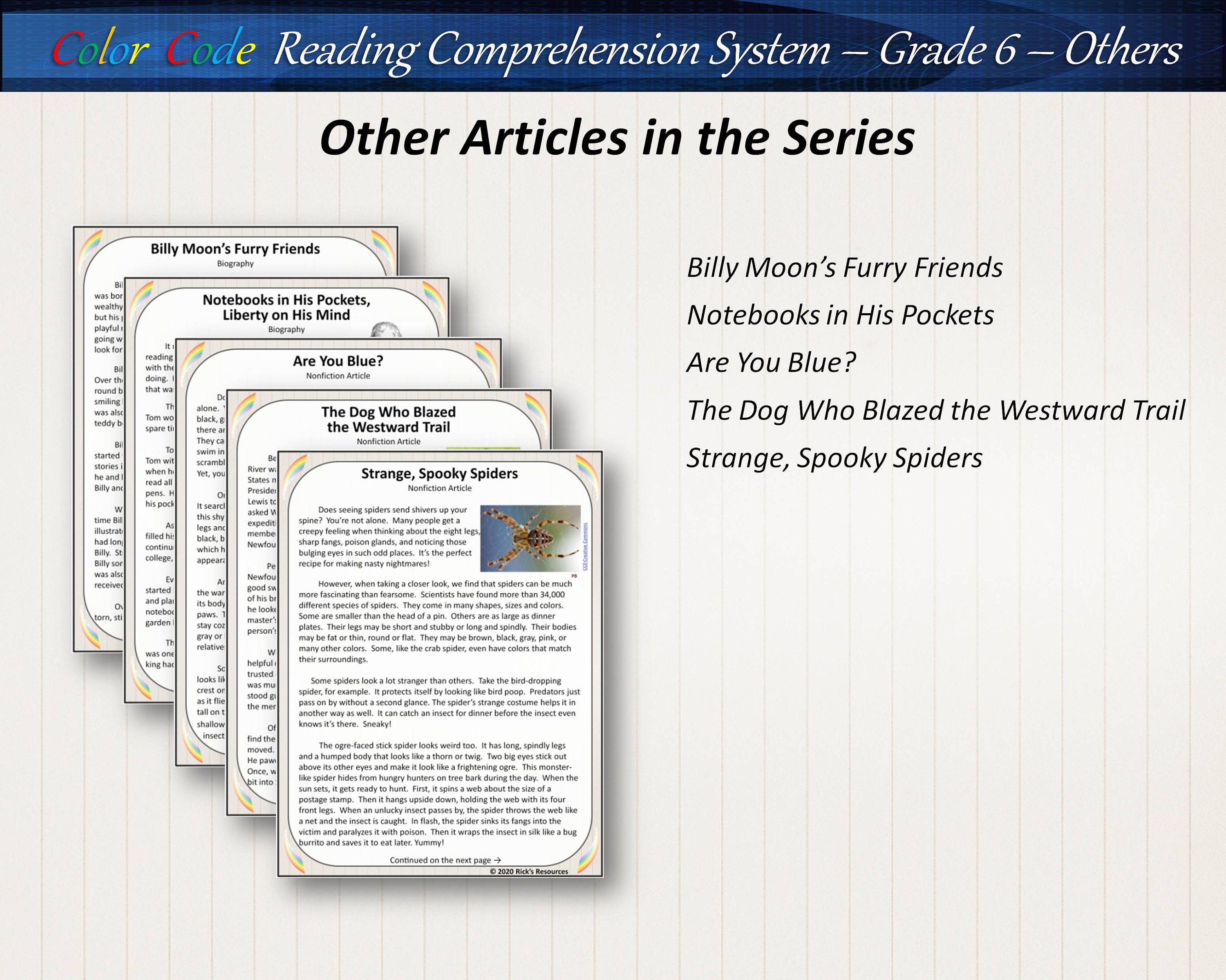 Reading Comprehension Coloring Text Evidence 6th Grade - Etsy