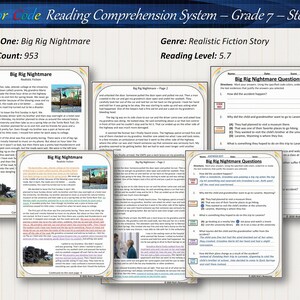 Reading Comprehension Coloring Text Evidence 7th Grade - Etsy