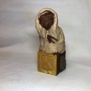 Rare Tom Clark Tim Wolfe Gnome Alphabet Block Letter X &quot;ET&quot; X-Extraterrestrial
