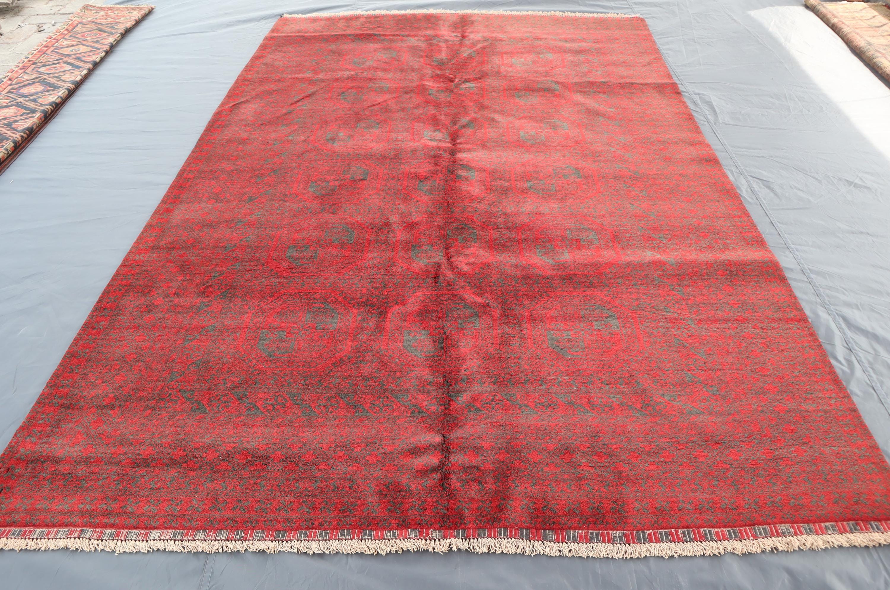 6フィート3x9フィート6フィートアンティークトルクメンテッケエルサリ