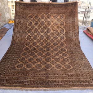 ◎ヴィンテージラグ◎ 275×200cm　ペルシャ絨毯　トルクメン トライバル ◎ヴィンテージラグ◎ 275×200cm ペルシャ絨毯 トルクメン トライバル