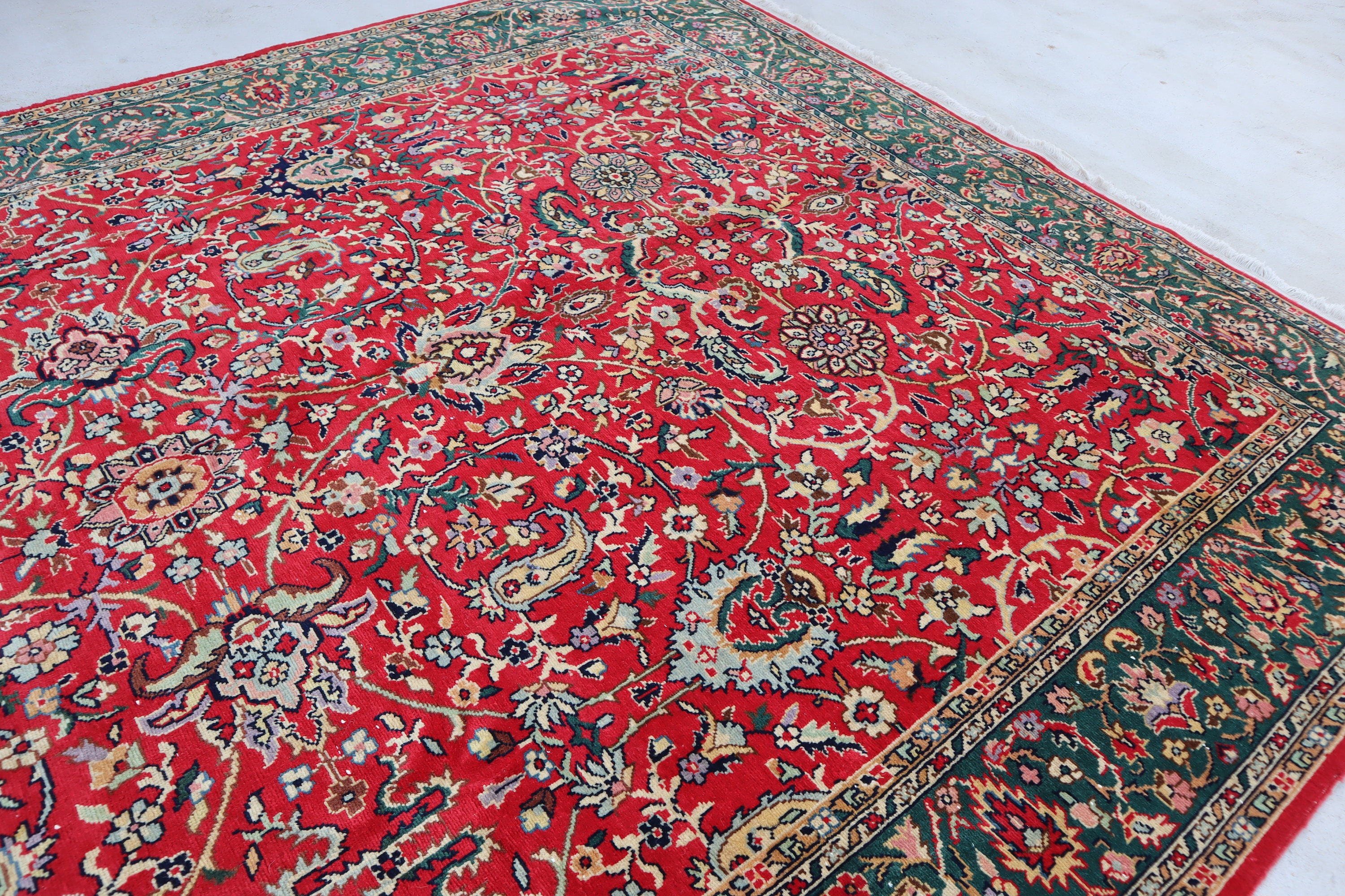 アンティークコーカサスラグ 6.6x9.8フィート/トルクメンヴィンテージ