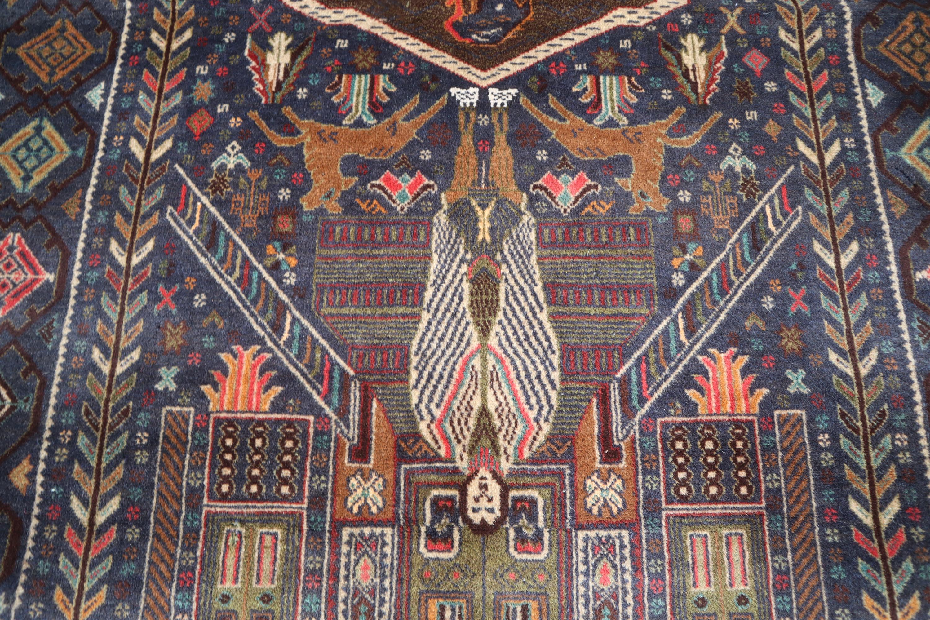 アフガニスタンデザインラグ War Rug アフガニスタン ミリタリーデザイン トライバルラグ オールド