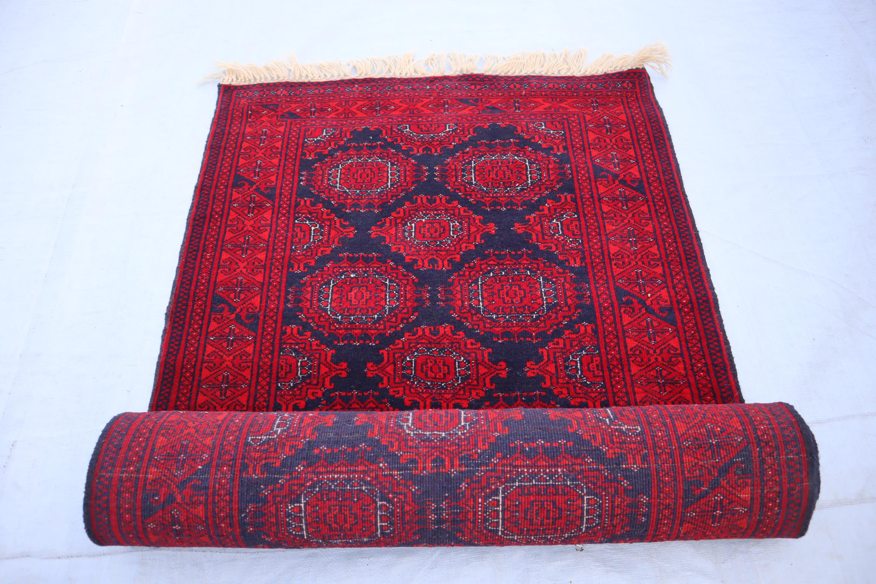 2'8x6'7フィートのランナーラグ - ヴィンテージトルクメンサルキ