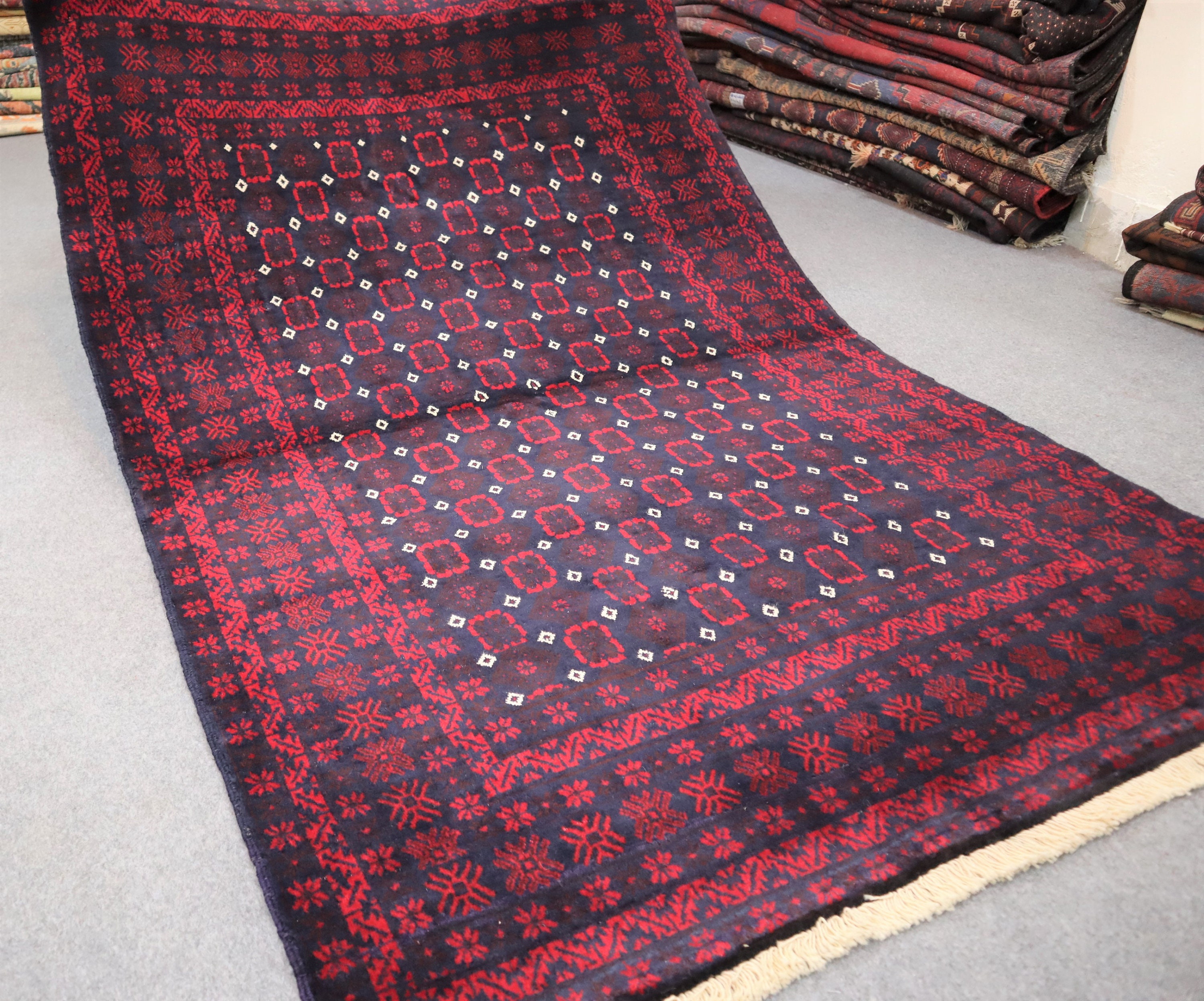 ヴィンテージ アフガン バルーチ 4.5x6.5 - アフガンアンティーク