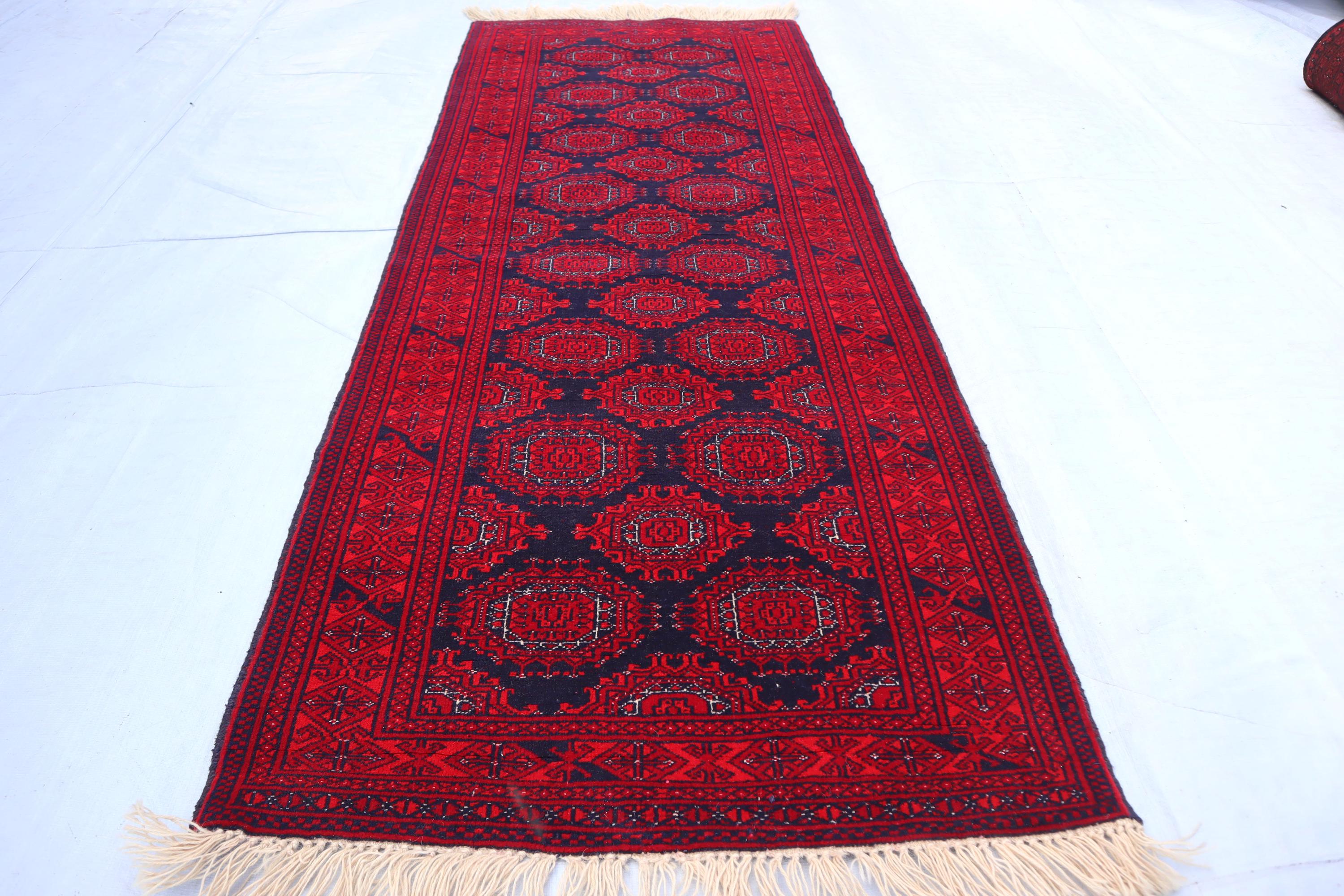 2'8x6'7フィートのランナーラグ - ヴィンテージトルクメンサルキ