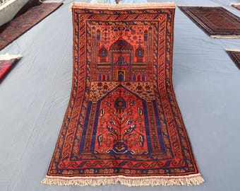 風太　アフガンラグ　アフガニスタン　玄関マット 2 x 3フィートのアフガニスタン製ハンドメイド玄関マットラグ - 卸売