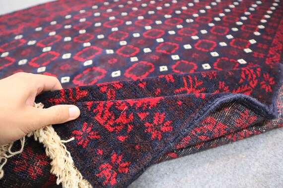 ヴィンテージ アフガン バルーチ 4.5x6.5 - アフガンアンティーク