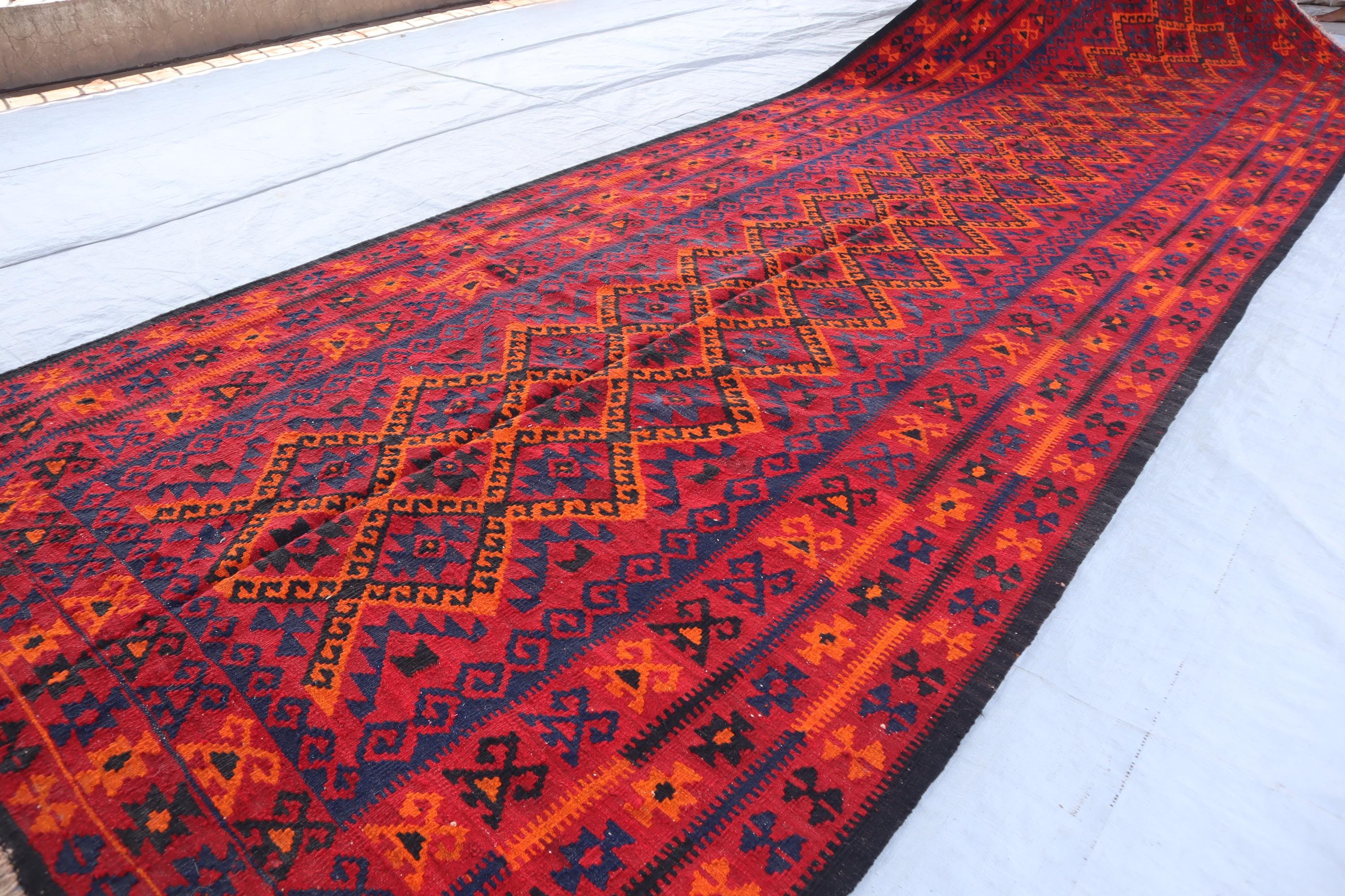 Chinese Rug 1950 5'0x15'8 Ft, Vintage 1950 Antique Hallway Rug/ Oriental Rug/ Bedroom ...