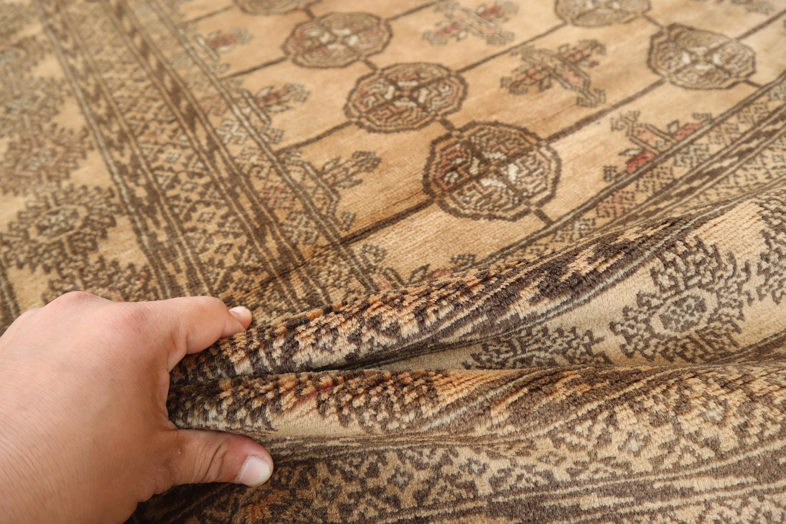 4x6 ft- One Of a Kind Antique Bokhara Rug, Turkmen Tribal Rug