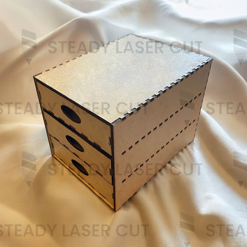 Laser Cut Rak Big Triple Strorage Rack Laser Cut File Type: .dxf/.pdf/.lbrn2 3mm MDF ...