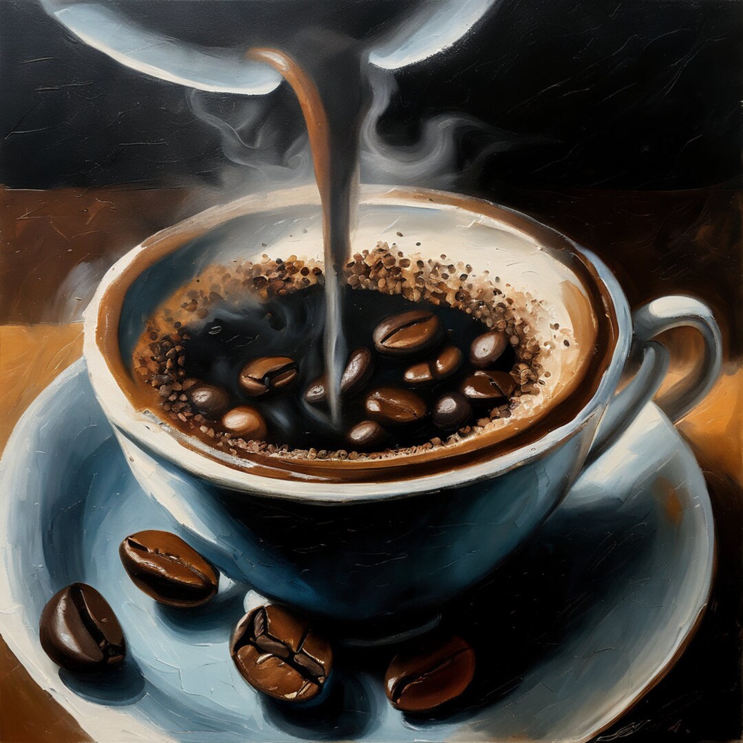 Printable Home Decor Brewed to Perfection Coffee Artwork Etsy