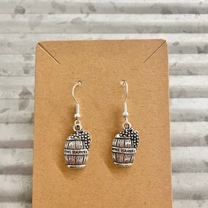 Wine Barrel Earrings