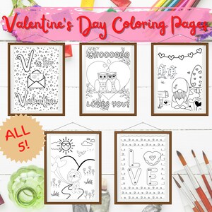 Valentine&#39;s Day Coloring Pages