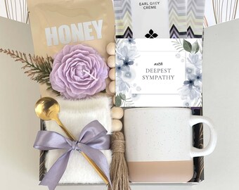 Sympathy Gift Box for Women, Grief Care Package for Her Comfort, Condolence, Memorial & Bereavement Gift Basket