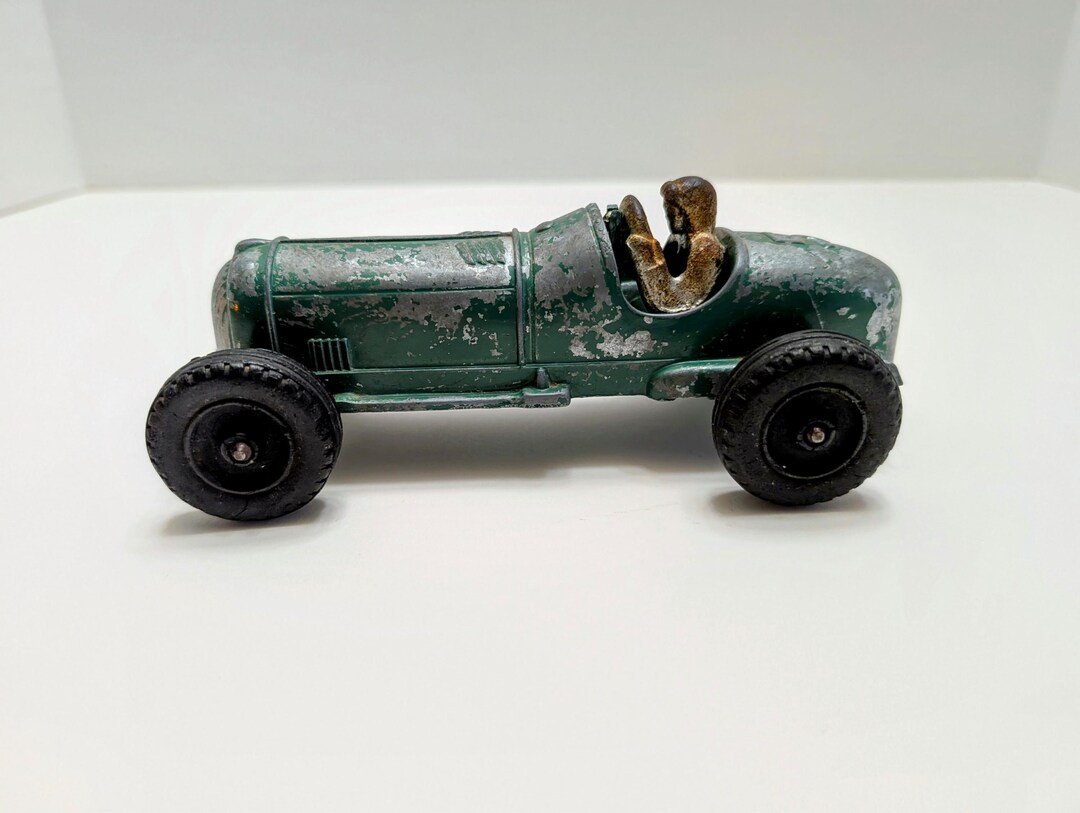 Vintage HUBLEY Kiddie Toy #5 Race Car With Driver ~ Original Paint - Etsy