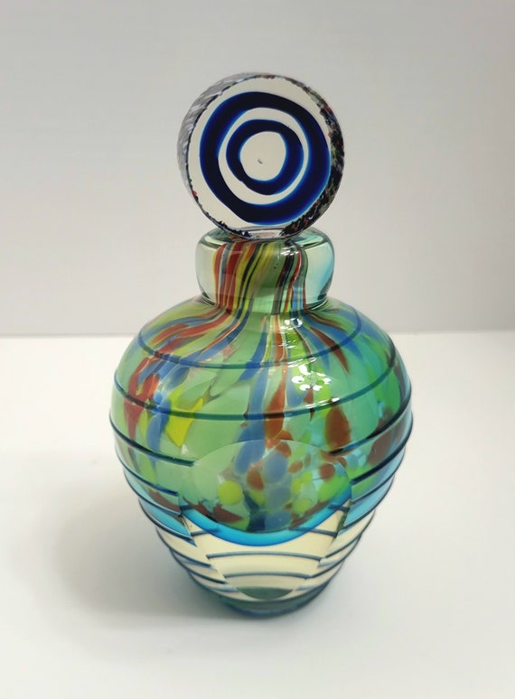 Gorgeous Murano Italian Art Glass Sommerso Large P