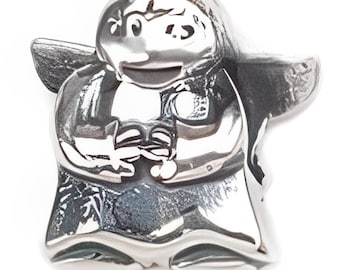 Angel Charm Bead, Real Sterling Silver, Zable, Chamilia, European Beads, Fits Pandora Bracelets