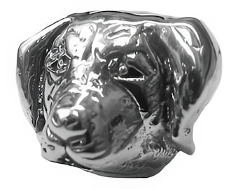Labrador Retriever Charm Bead, Real Sterling Silver, Fits Pandora Bracelets, Zable, Chamilia, European Beads