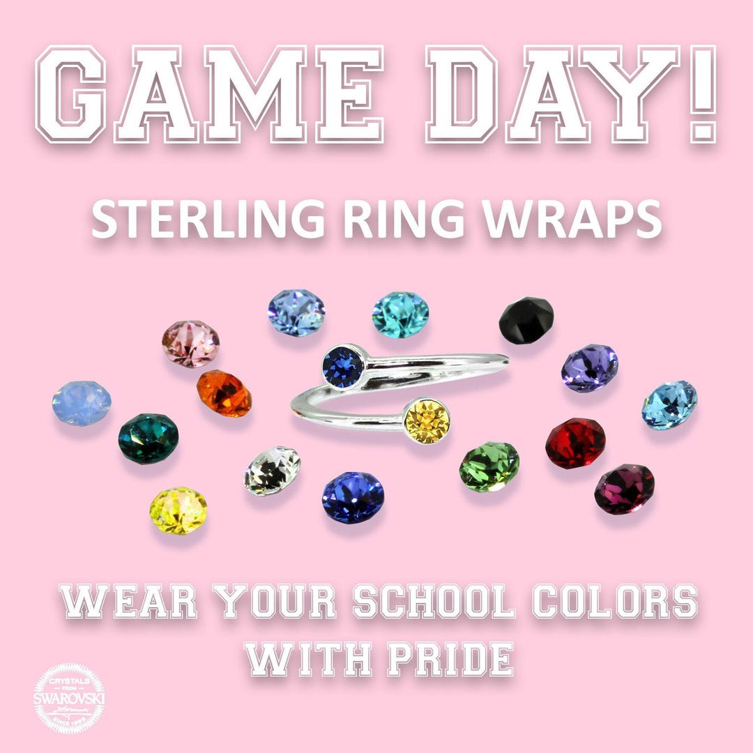 Team Colors Custom Rings - 18K Gold, Rose Gold & Sterling Silver ...