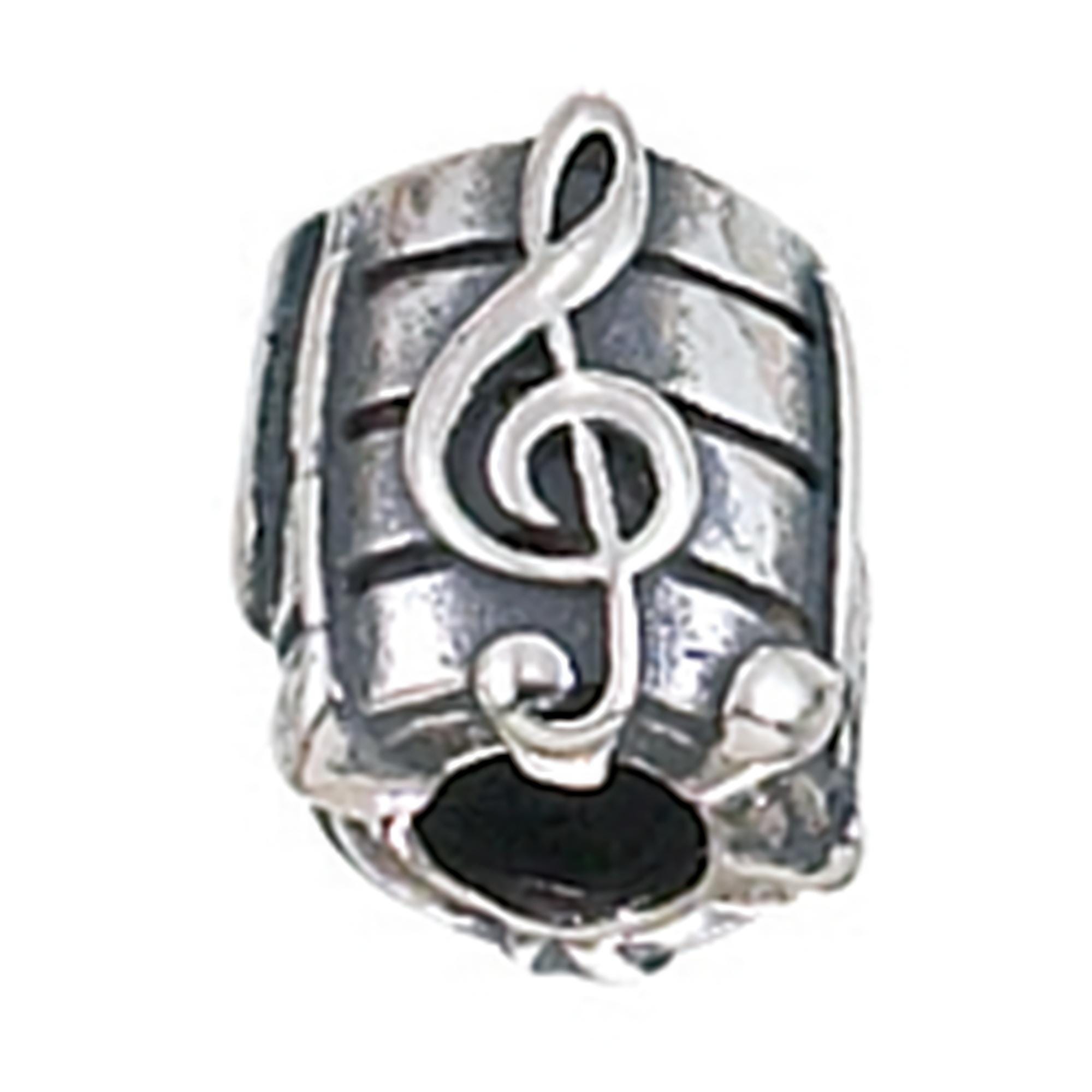 Bead Notes Music Note Bead, Sheet Music, Real Sterling Silver, Zable, Chamilia ...