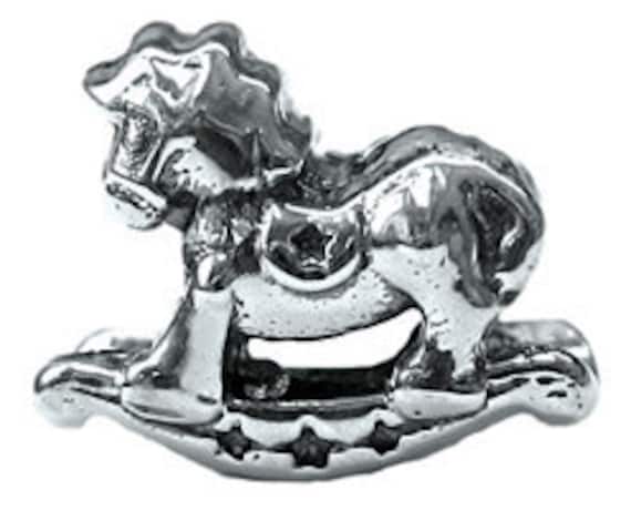 Rocking Horse Charm Bead, Real Sterling Silver, Zable, Chamilia, European  Beads, Fits Pandora Bracelets
