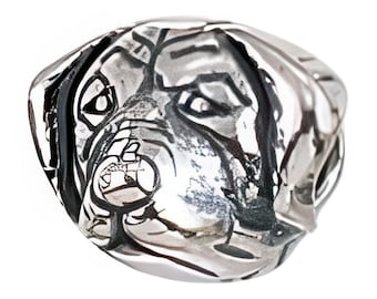 Golden Retriever Charm Bead, Real Sterling Silver, Fits Pandora Bracelets, Zable, Chamilia, European Beads