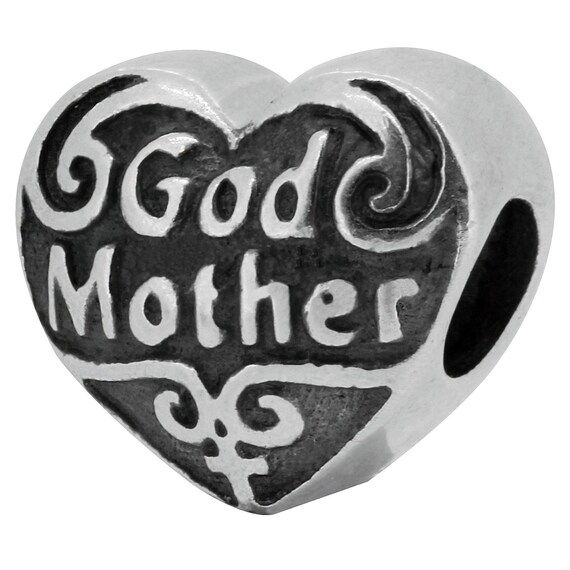 God Mother Charm Bead, Real Sterling Silver, Zable, Chamilia