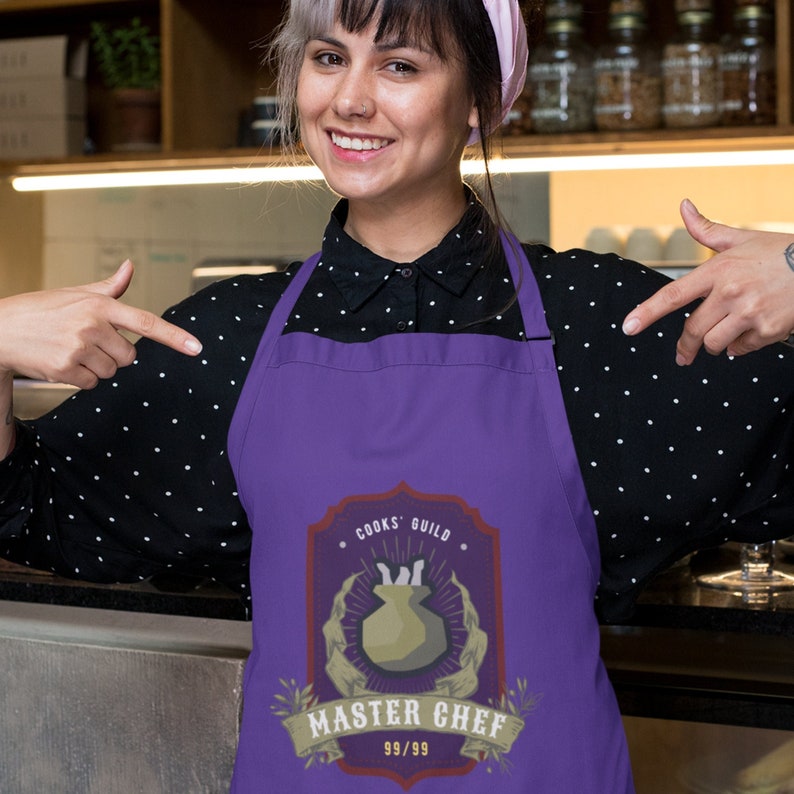 OSRS | Runescape | Unisex | Apron | Max Cooking | Gift | Nostalgia | Gaming | Geek