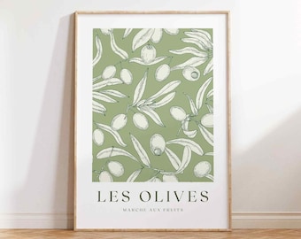 Olives Print | Kitchen Wall Art