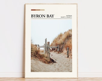 Byron Bay Travel Print | Australia Wall Art | Photography Print | Colour Palette | Travel Gift