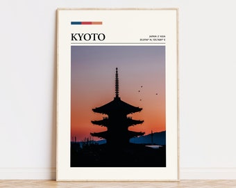 Kyoto Japan Travel Photography Print | Colour Palette Wall Art