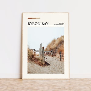Impresión de viaje de Byron Bay / Arte mural de Australia / Impresión fotográfica / Paleta de colores / Regalo de viaje